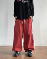 Five Lines Balloon Track Pants