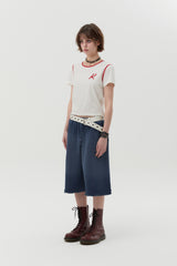 グラフィックリンガーTシャツ [WHITE]