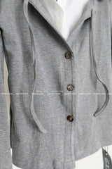 Miu Shirt Layered Cardigan