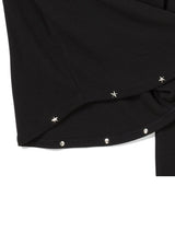 STUD HOODIE (BLACK)