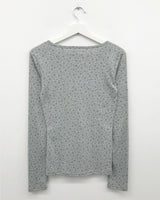 Chateau Floral Button Long Sleeve (3color)