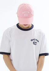 OCYN BASIC 6 PANNEL CAP_PINK