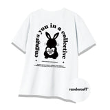 ブラックバニーバックTシャツ [5COLOR]