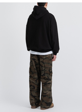 Authentic Relaxed Basic Hoodie Black