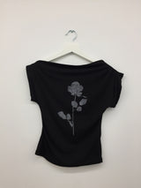 ロージーオフショルダーTシャツ (3color)