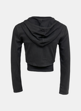 Sydney Cropped Hooded Zip-Up & Sleeveless Set