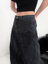 [MADE] Reversed Pocket Wide Denim Pants (W)