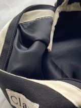 Clam round pouch _ Black