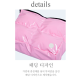 2WAY PADDED MESSENGER BAG_PINK