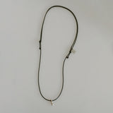 ドロップネックレス [black]