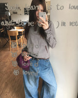 [ORIGINAL] Harden Striped Henley Neck Hoodie