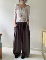 26SS★ [BAONHAUS] Tunin Cut Banding Training Pants