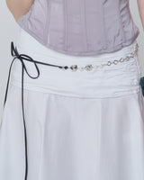SPIRAL LEATHER BELT