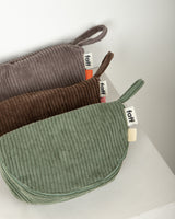 Pouch bag Corduroy Cocoa Cake
