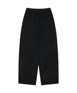 BRUSHED WIDE CORDUROY PANTS_BLACK