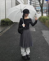 ロングプリーツスカート