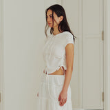 フーディーストリングシャツ (WHITE)