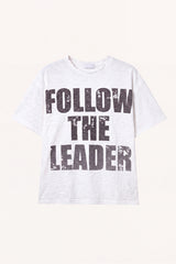 Leader Printed Slub T-shirt