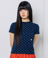 ツイスタースターエンジェルTシャツ - スターネイビー