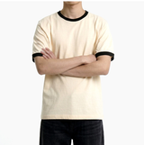 Essential Standard Short Sleeve Ringer T-shirt Cream