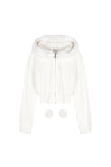 Sweet balls hooded zip-up
