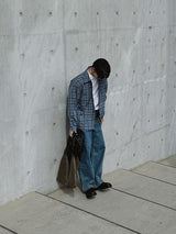 ASCLO Washed Wide Denim Pants (4color)
