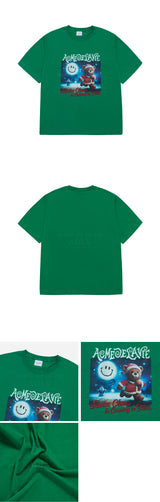 24FW ランニング サンタベア 半袖 Tシャツ グリーン