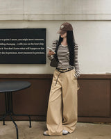 Middle Carpenter Detail Long Pants