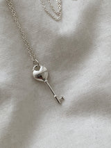 Knock heart key Necklace