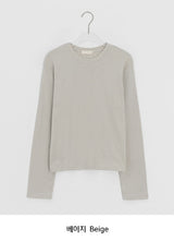 Dolde Color Round Long Sleeve T-Shirt