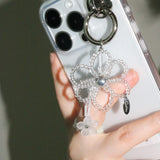 【MADE】フラワーキーリング (silver)