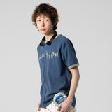 GT127 ノスタルジア カラーブロック リンガー T シャツ(BLUE)