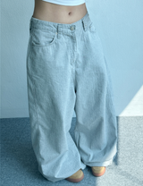 グライッシュオーバーワイドデニムパンツ🩶