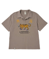 ムウィピン二ット1/2 コーラーtシャツ
