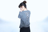 Grunge Claw Camo Eyelet Tee - Charcoal