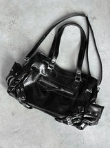 Motor Leather Shoulder Bag