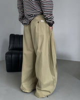 Ruben Two-Pin Tuck Two-Way Chino Pants