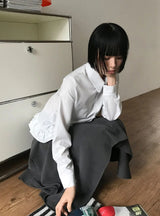 SOFT UNBALANCE FLARE SKIRT