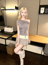 1294. Ribbon multy way T (4color)