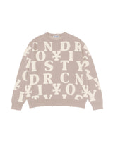 Letters Monogram Knit Sweater
