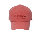 Signature Lettering Logo ball cap - Coral