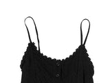 Charo Flower Punching Lace Bustier One Piece