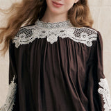 Balletcore Australian Mood Punched Frill Shirring Top