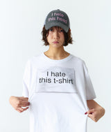 アイヘイトディスTシャツ (WHITE)