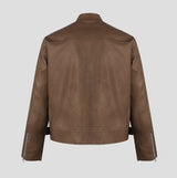 Bolt Vintage Trackline Leather Jacket