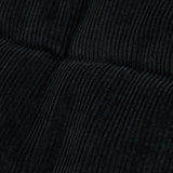 Stranger レギュラーフィットコーデュロイパファージャケット (Black)
