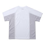 スポーツVネッククールジャージーTシャツ ホワイト