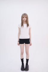バラの文字入りTシャツ (5color)