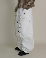 Kuro banding snap pocket wide fit washed pants