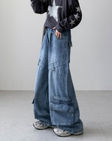 Franken Pocket Wide Denim